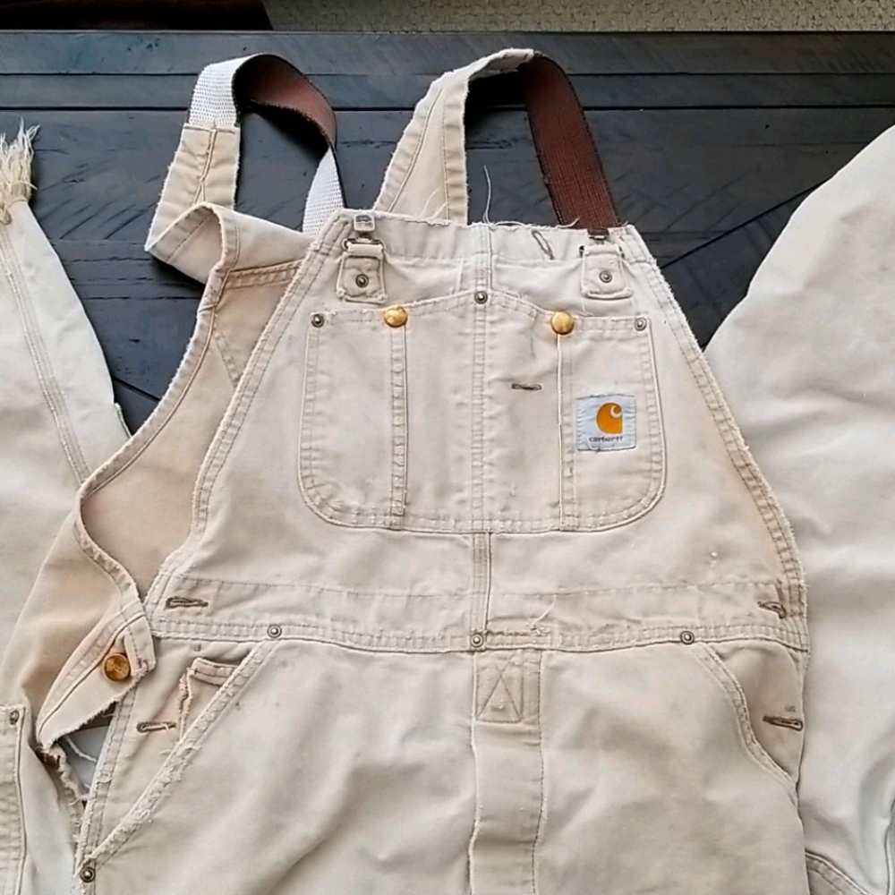 Carhart overalls Distressed large mens